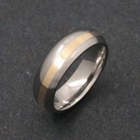 Titanium Ring - Gold Kamose